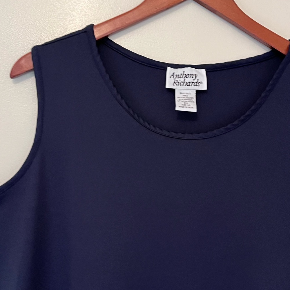 Anthony Richards Black Boxy Tank Top - Picture 4 of 5